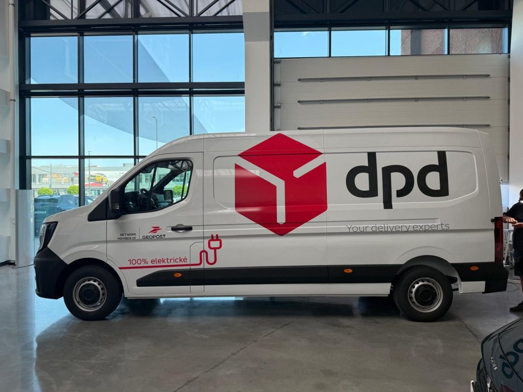 DPD, polep dodávky