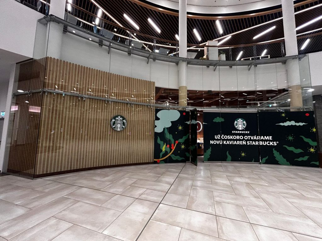 Starbucks, pred otvorením